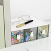 QWORK® Stackable Tea Organiser 23 x 17 x 8 cm