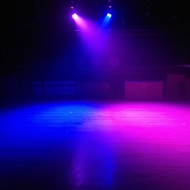 Tomshine 60W DJ Moving Head Lights 6 IN1 DMX-512 16/18 Channels GOBO Stage Lighting Sound Activated Spotlight RGBW+Amber+UV for Party KTV Pub Bar Disco Dj Show Wedding Ceremony