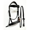 AMAZING HORSE STUFF Sidepull Bitless Bridle with Designer Hand Carving