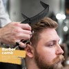 Beavorty Curved Barber Comb for Precision Haircuts Adjustable Positioning Clipper