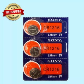 Sony CR1216   3V Watch Battery (Exp 10/2034 )  3Pc