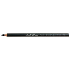 Conté a Paris 2285 Artist Quality Charcoal Pencil for Contrasting and Flat Drawing, Writing and Sketching - 2B
