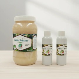 Jabón Potásico 500 G + Aceite De Neem 120 Ml - Envío Gratis