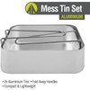 Widdle Gifts Ltd Camping/Outdoor Eating/Drinking Gear - Set 2 Aluminium