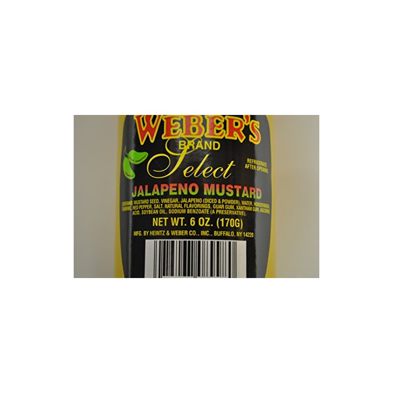 Weber's Jalapeno Mustard 6 Oz. by Weber's