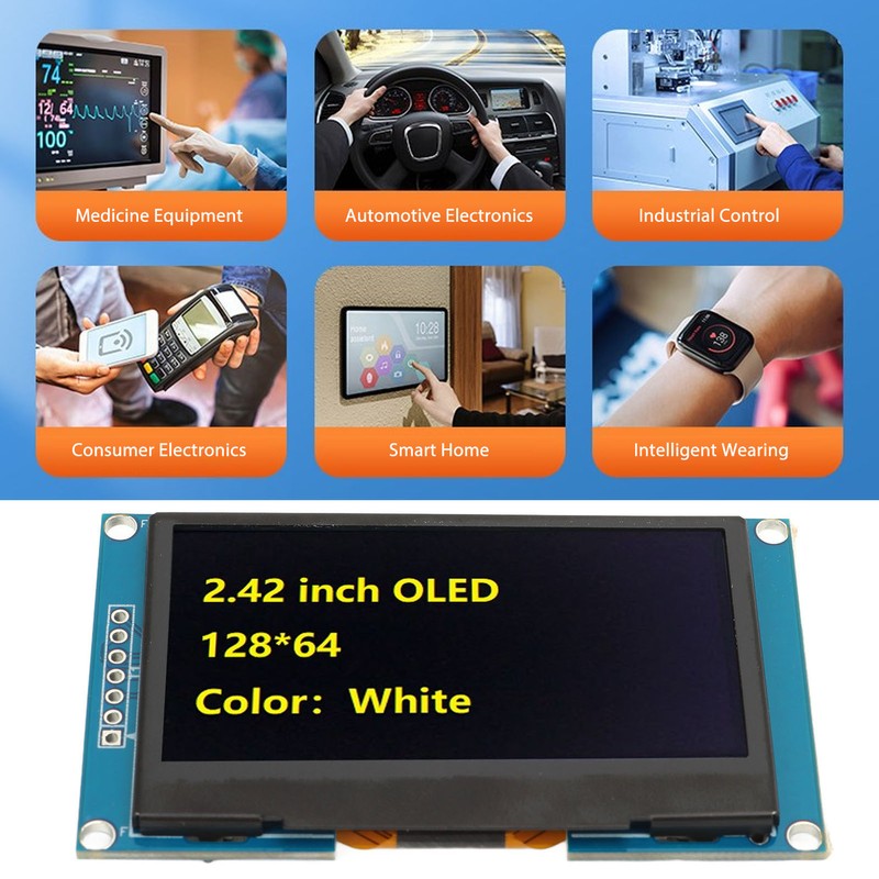 Display Module 2.42in Organic Light Emitting Diode SPI Serial Port