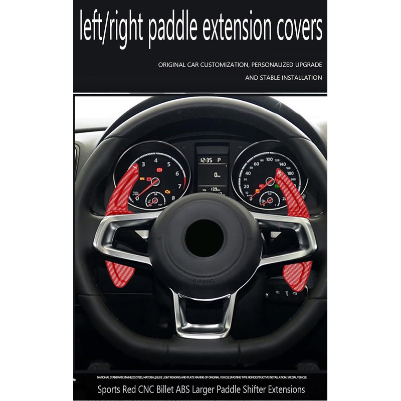 ontto ABS Plastic Car Steering Wheel Shift Paddle Shifter Extension