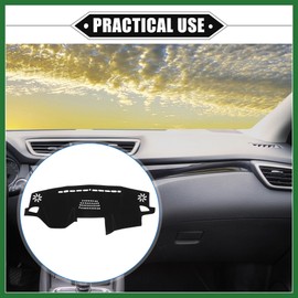 Motoforti Car Dashboard Cover Mat Compatible for Subaru Legacy 2015-2019, Protective Polyester Black Center Console Interior Trim Dash Board Mat Long-Lasting