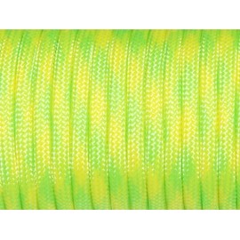 7 Strand Core 550lb Paracord Parachute Cord Lanyard Mil Spec Type III-100ft (Neon Green+Yellow(39#))