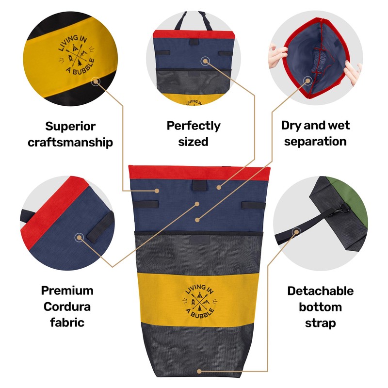 Living in a Bubble Premium Seat Back Organizer Storage for