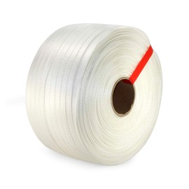 IDL Packaging - TSS.CW34.1830 3/4" Heavy Duty Woven Cord Strapping Roll, 1640' Length, 1830 lb. Break Strength, 6" x 3" Core