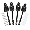 Sun Visor Parts Bungee kit and end Cover, Weather Resistance,