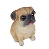 WAIT FLY Cute Pug Dog Shaped Resin Piggy Bank Coin