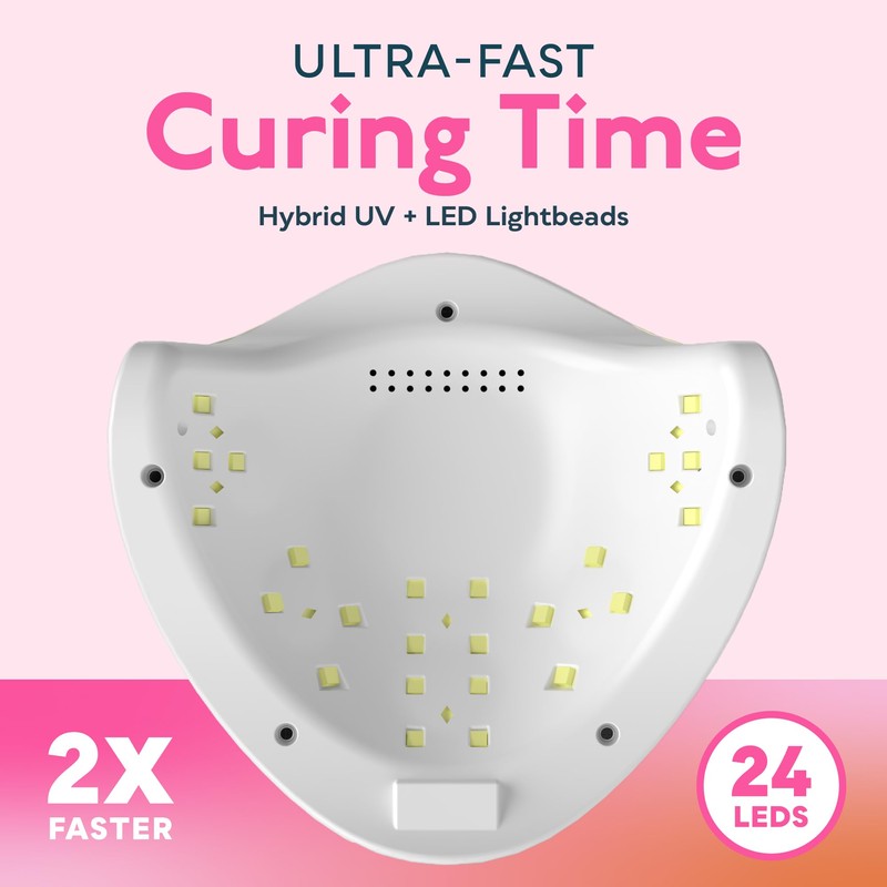 SUNUV UV Light for Nails, UV LED Nail Lamp with