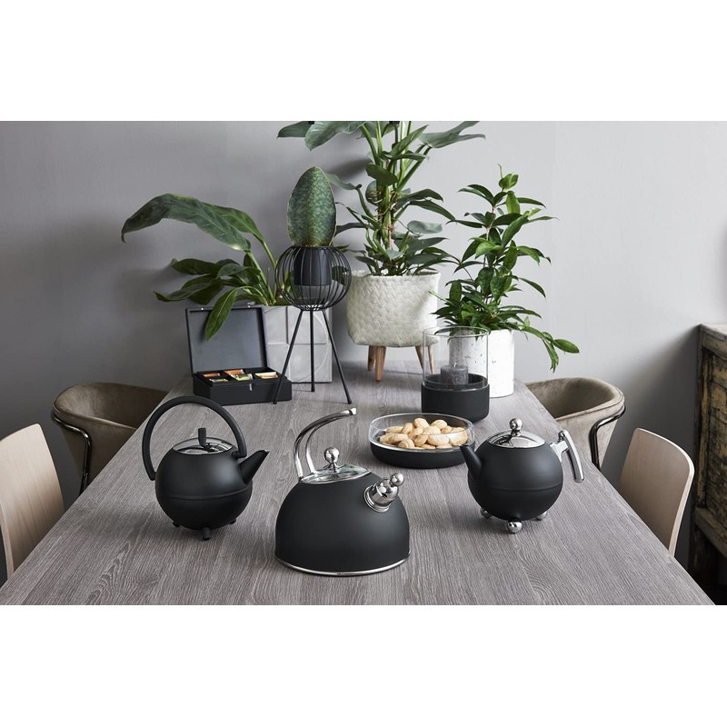 Bredemeijer Bella Rond Teapot, 230x160x225, Black