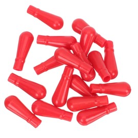 Mobestech 50pcs Glass Pipette Droppers Eye Dropper Rubber Bulb Caps Replacement Parts for Lab Home School Use