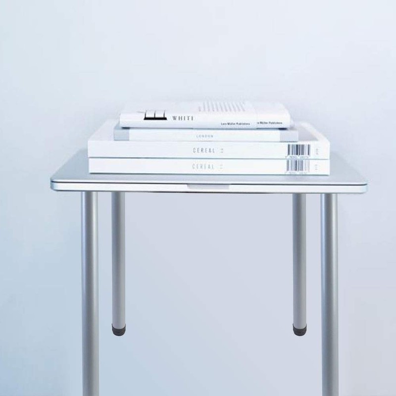 QLLY 28 inch Adjustable Metal Desk Legs, Office Table Furniture