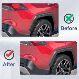 COOL STAR Rear Right Passenger Side Fender Flares Molding Trim Compatible with Toyota Rav4 2019-2021 Replaces 75605-0R090 75605-42160