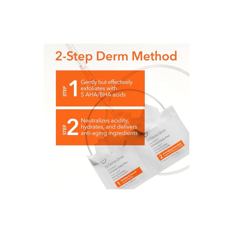 Dr. Dennis Gross Skincare Alpha Beta Peel Original Formula Packets,