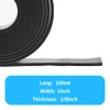 DEVNOL Neoprene Solid Rubber Strips with Adhesive Backing 1/8 (.125)"