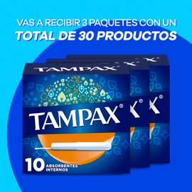 Tampax con Aplixador de Cartón suples plus 30 U