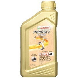 Castrol Power RS V-Twin 20W-50 Full Synthetic 4-Stroke Motorcycle Oil (06116)