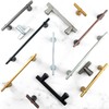 HESTIA HARDWARE 10 Pack Oil Rubbed Bronze Drawer Pulls 5