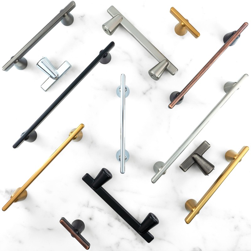 HESTIA HARDWARE 10 Pack Oil Rubbed Bronze Drawer Pulls 5