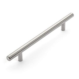 Dynasty Hardware P-1004-SN European 8-3/4" Bar Cabinet Pull Satin Nickel (10 Pack)