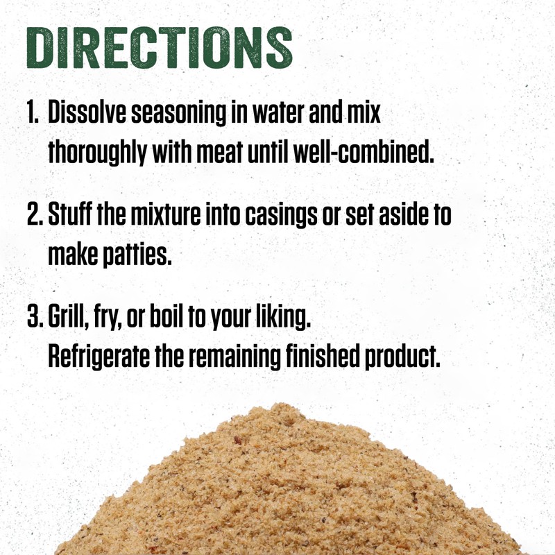LEM Products Backwoods Hot Breakfast Fresh Sausage Seasoning, Ideal for