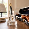 K9 Crystal Violin Figurine, 9.8-Inch Gift for Music Lovers