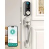 Keyless Entry Door Lock with Handle: Hornbill Smart WiFi Front