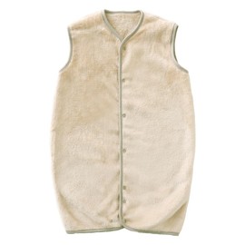 regalo Winter Sleeper for Baby Kids Children 2-Way Flannel Sleeveless Wearable Blanket 1-7 Years Machine Washable Cold Weather Protection, sand beige