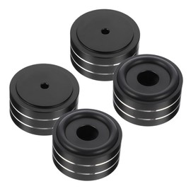 TEHAUX 4Pcs Speaker Isolation Feet Pads Durable Subwoofer Stand Mats for Audio Equipment Amplifiers Turntables High Stability Vibration Absorption
