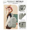 Small Green School Backpack Women, Unisex Lightweight Backpack School Bag
