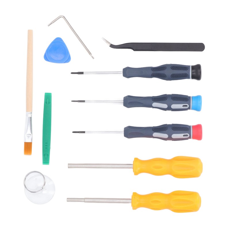 5PCS Small Screwdrivers Multifunctional Wrench Tweezers Brush Pry Plates Disassembly