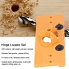 35mm Hinge Hole Saw Jig Drilling Guide Cutter Bit Set