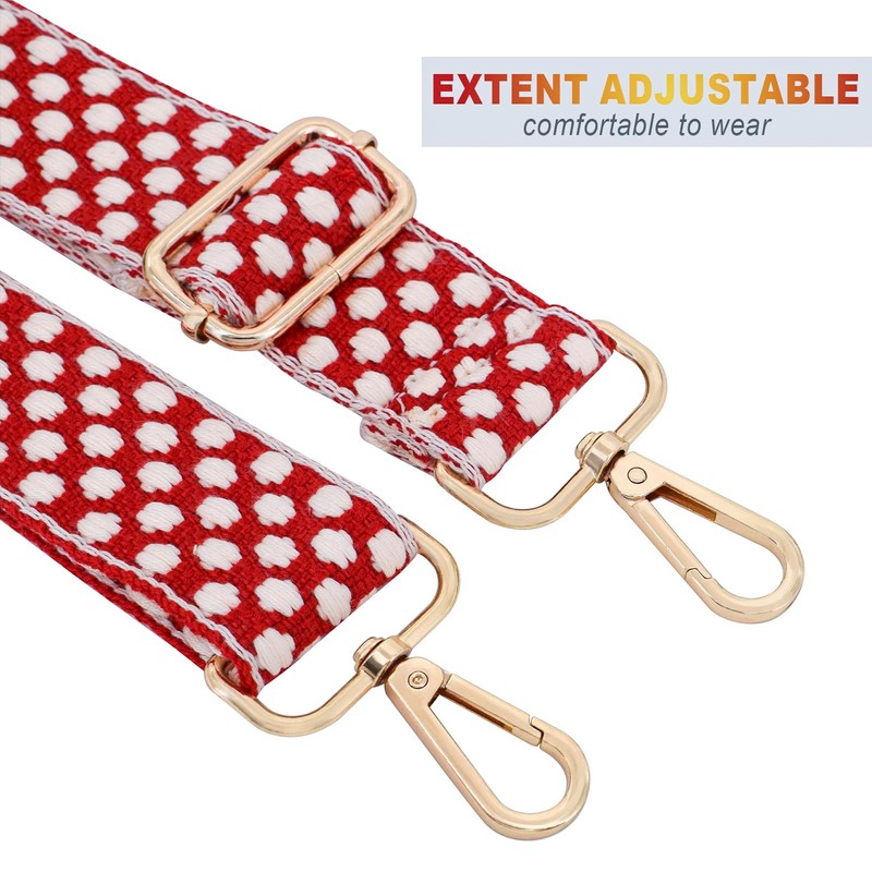 Adjustable Handbag Strap Wide Purse Strap Replacement Shoulder Crossbody Bag