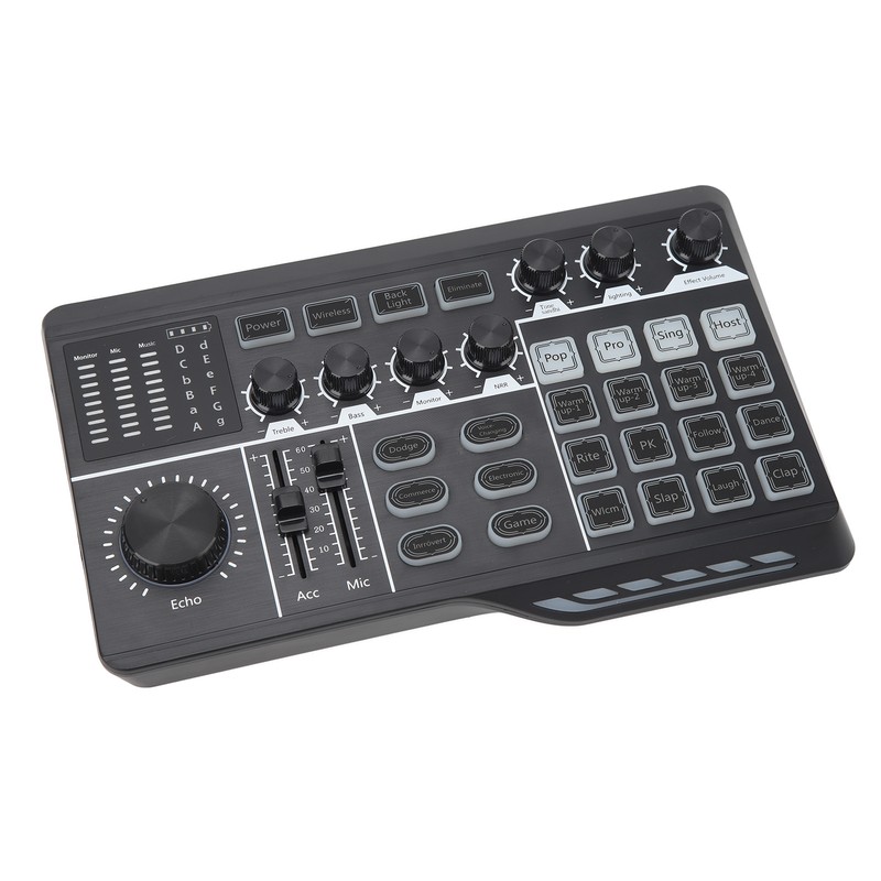 Professional Sound Mixer 1200mAh Micro USB Studio Streaming Live Gaming