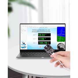 [4-Array Military-Grade Accelerometer+Inclinometer] HWT906-TTL MPU-9250 9-axis Gyroscope+Angle(XY 0.05° Accuracy)+Digital Compass with Kalman Filter, Temperature& Magnetometer Compensation