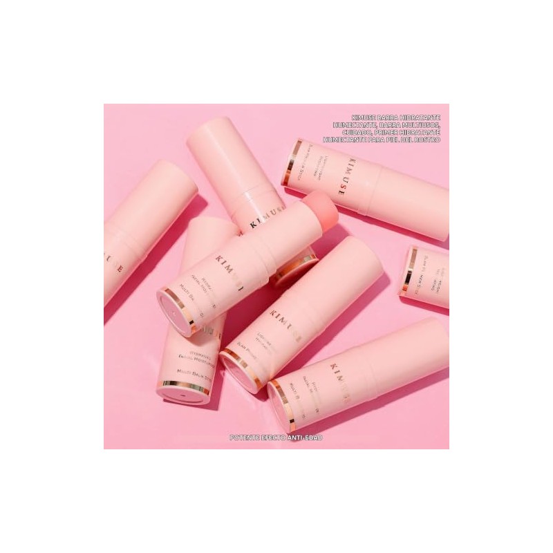 KIMUSE Hidratante Multi Balm Stick, Bálsamo Labial Hidratante Todo En