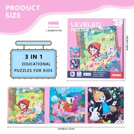 Shinybox Children's Puzzle, Magnetic Puzzles for Children, Educational Toy, Educational Toy for Children, Travel Games Children, Games for Children in the Car, Plane, Road Trip, Travel Toys (Fairy