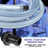 4 Pack G1/4" to 3/8" Barb Fitting for Soft Tube,