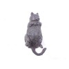 Handcrafted Nautical Decor Cast Iron Happy Fat Cat Wall Hook