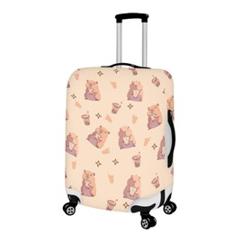 Qehuruxo Capybara Suitcase Covers for Luggage,Luggage Covers for Suitcase,Carry on Luggage Cover,Travel Luggage Cover Suitcase Protective Cover
