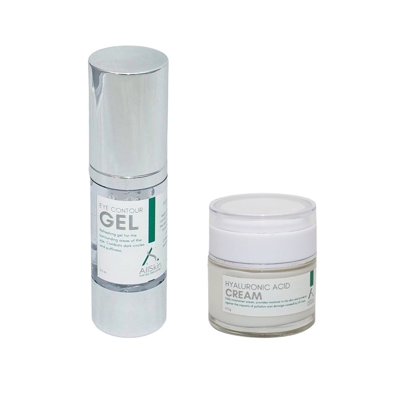 KIT GEL Y ROLL ON PARA CONTORNO DE OJOS AllSkin
