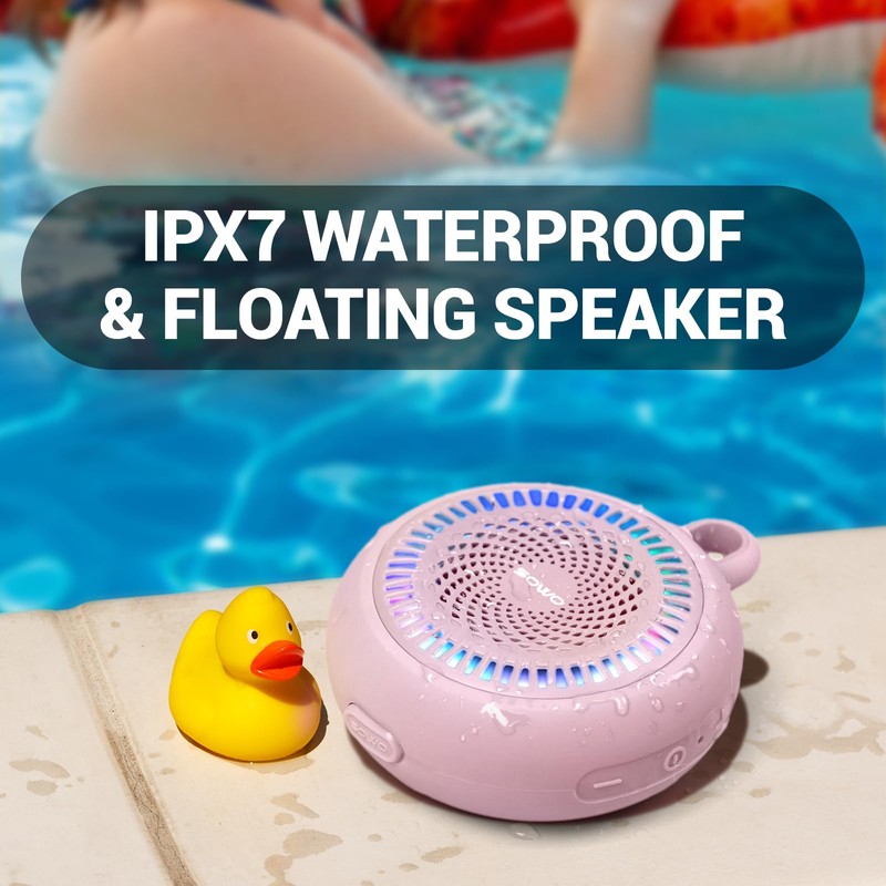 Bluetooth Shower Speaker Waterproof - Small Portable Speaker Wireless with