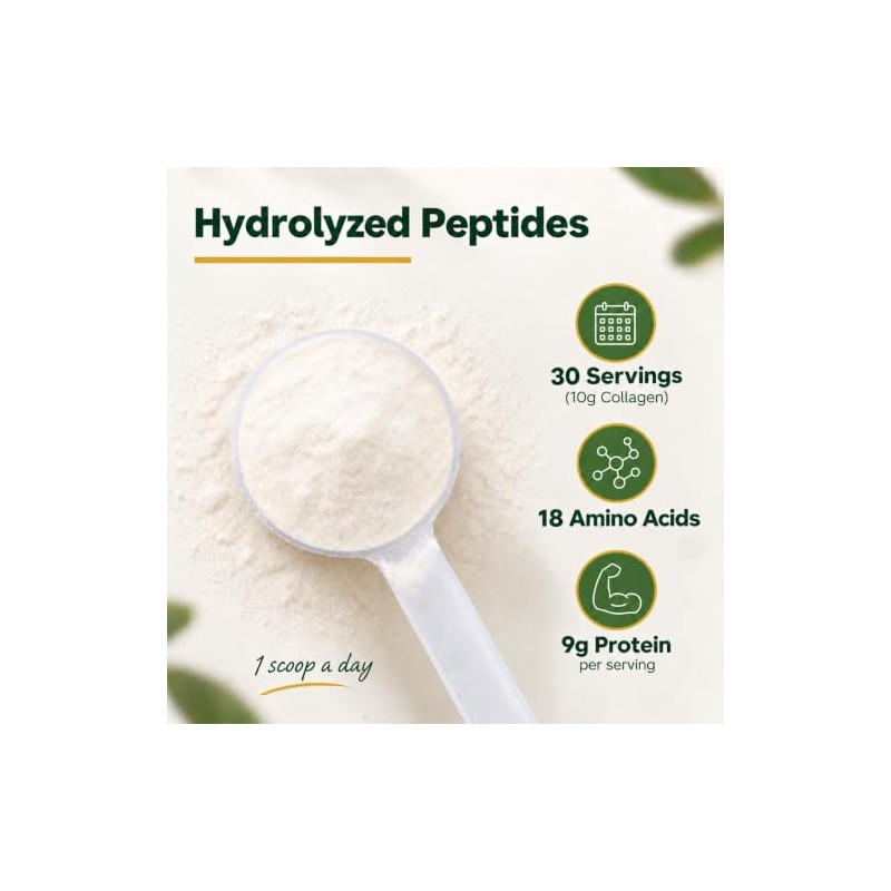 General Healthcare Hydrolysed Bovine Collagen Peptides Powder, 300g
