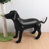 Toyvian 32Inches Inflatable Black Dog Mannequin Standing Model for Pet