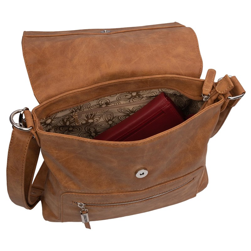 EAAKIE Women's Shoulder Bag, Handbag, Shoulder Bag with Leather Look